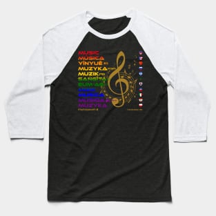 MUSIC: Say ¿Qué? Top Ten Spoken (New York) (Rainbow) Baseball T-Shirt